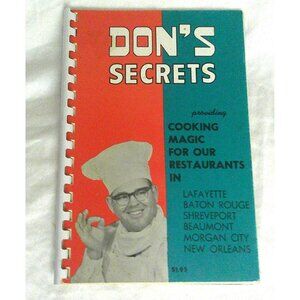 Don's Secrets Cookbook Vtg 1958 By Don Landry